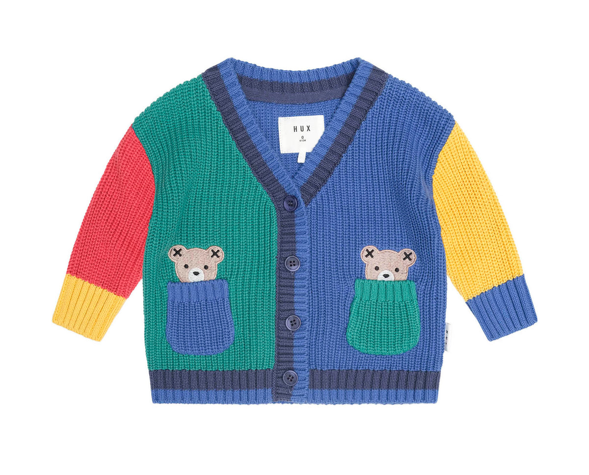 Colour Block Peekaboo Hux Cardi