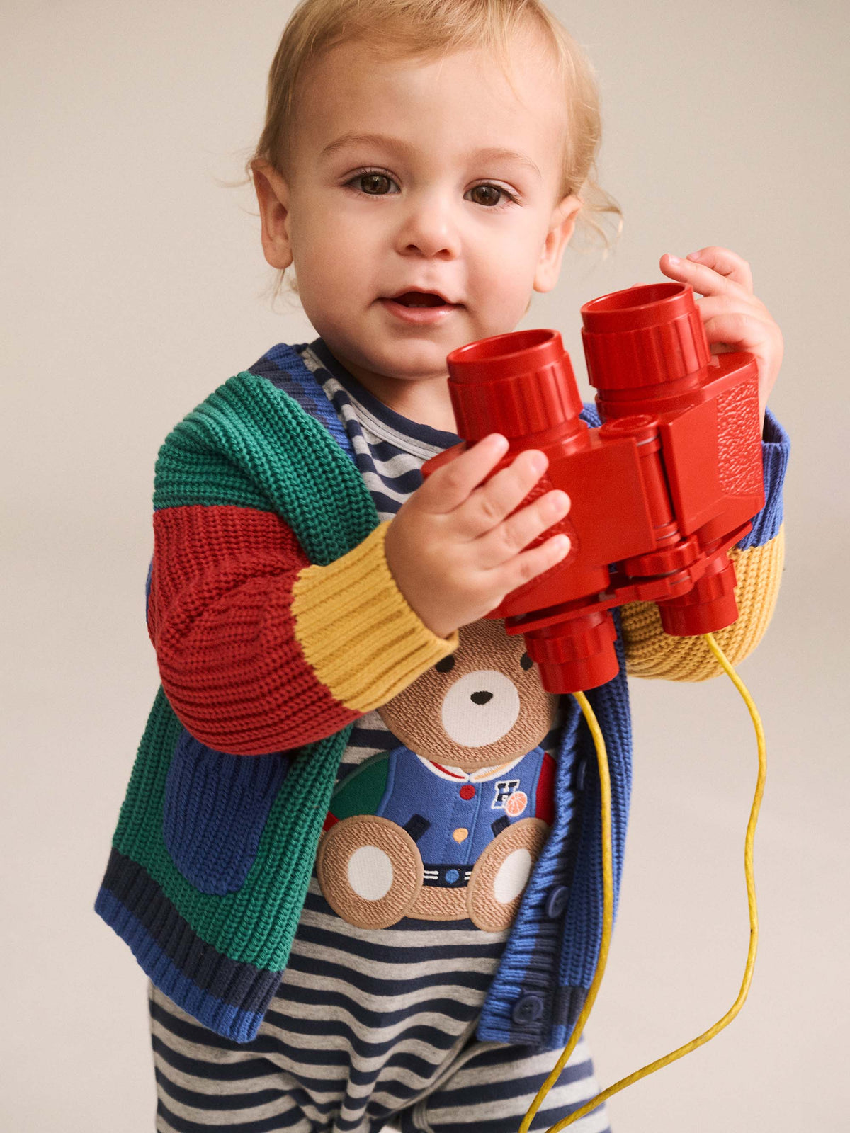 Colour Block Peekaboo Hux Cardi