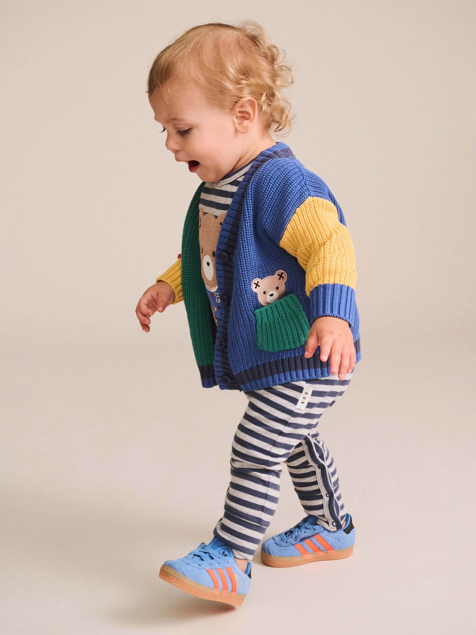 Colour Block Peekaboo Hux Cardi