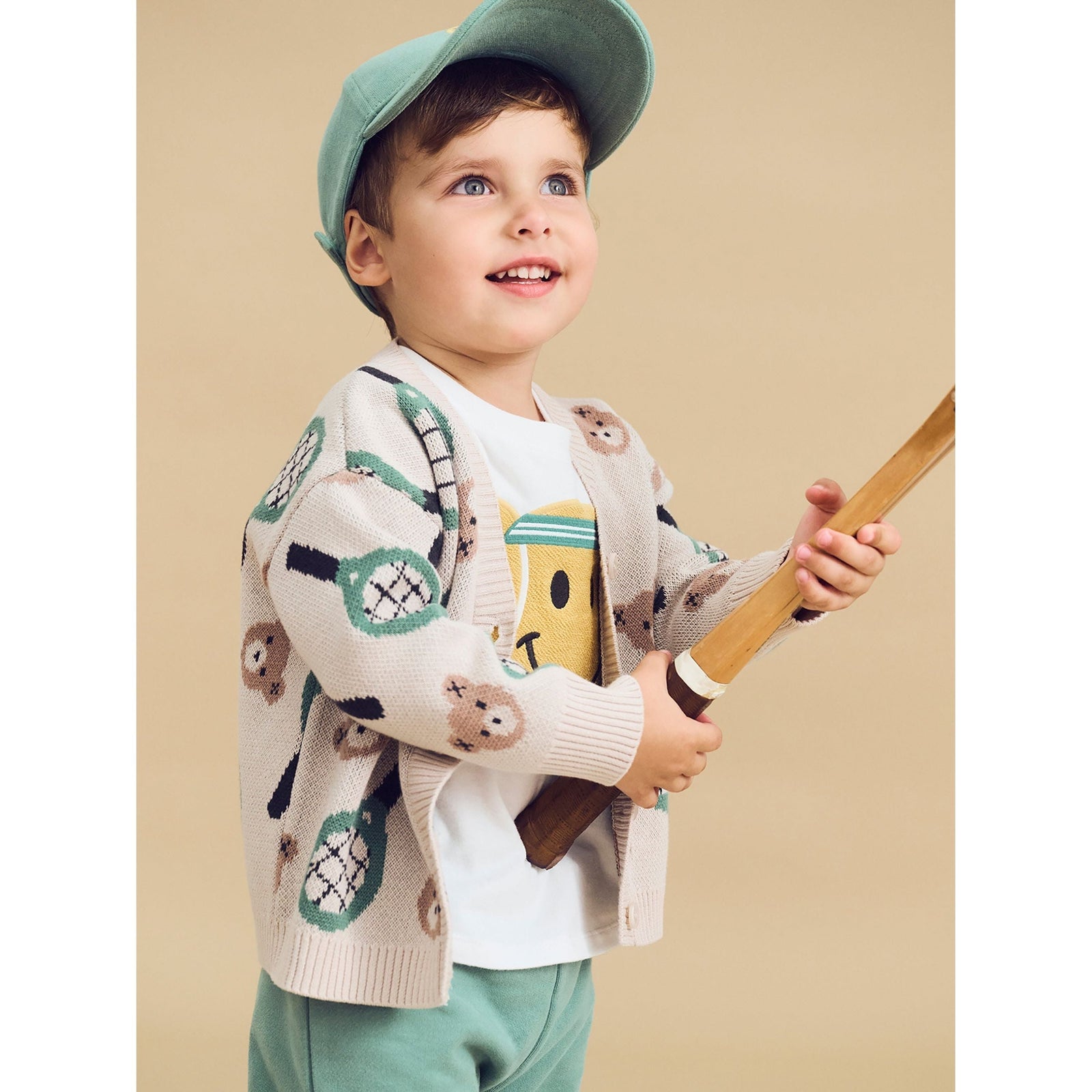 Hux Tennis Boxy Cardi