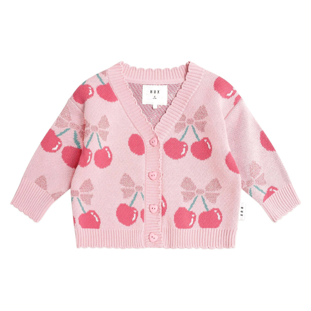 Cherry Pie Scalloped Knit Cardi