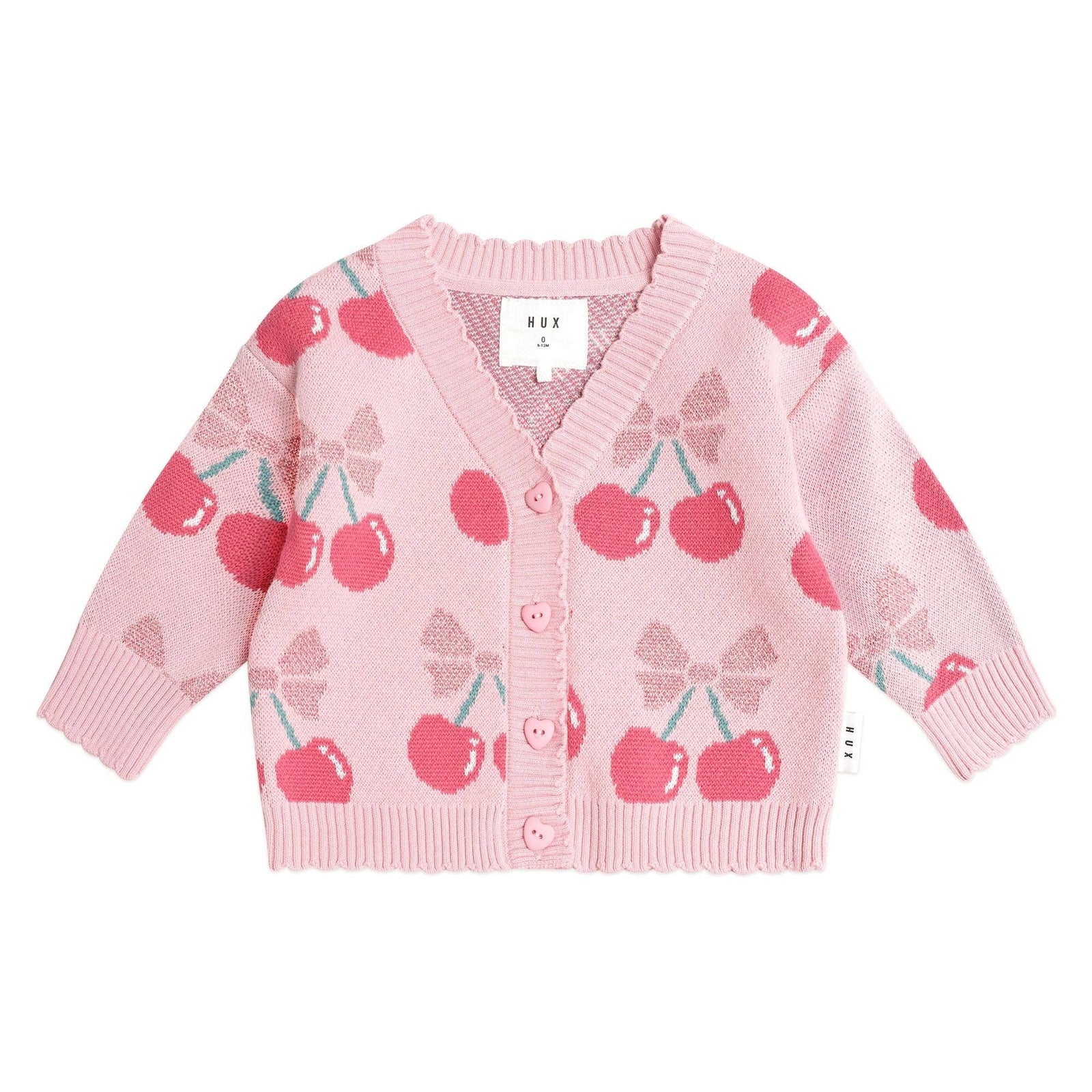 Cherry Pie Scalloped Knit Cardi