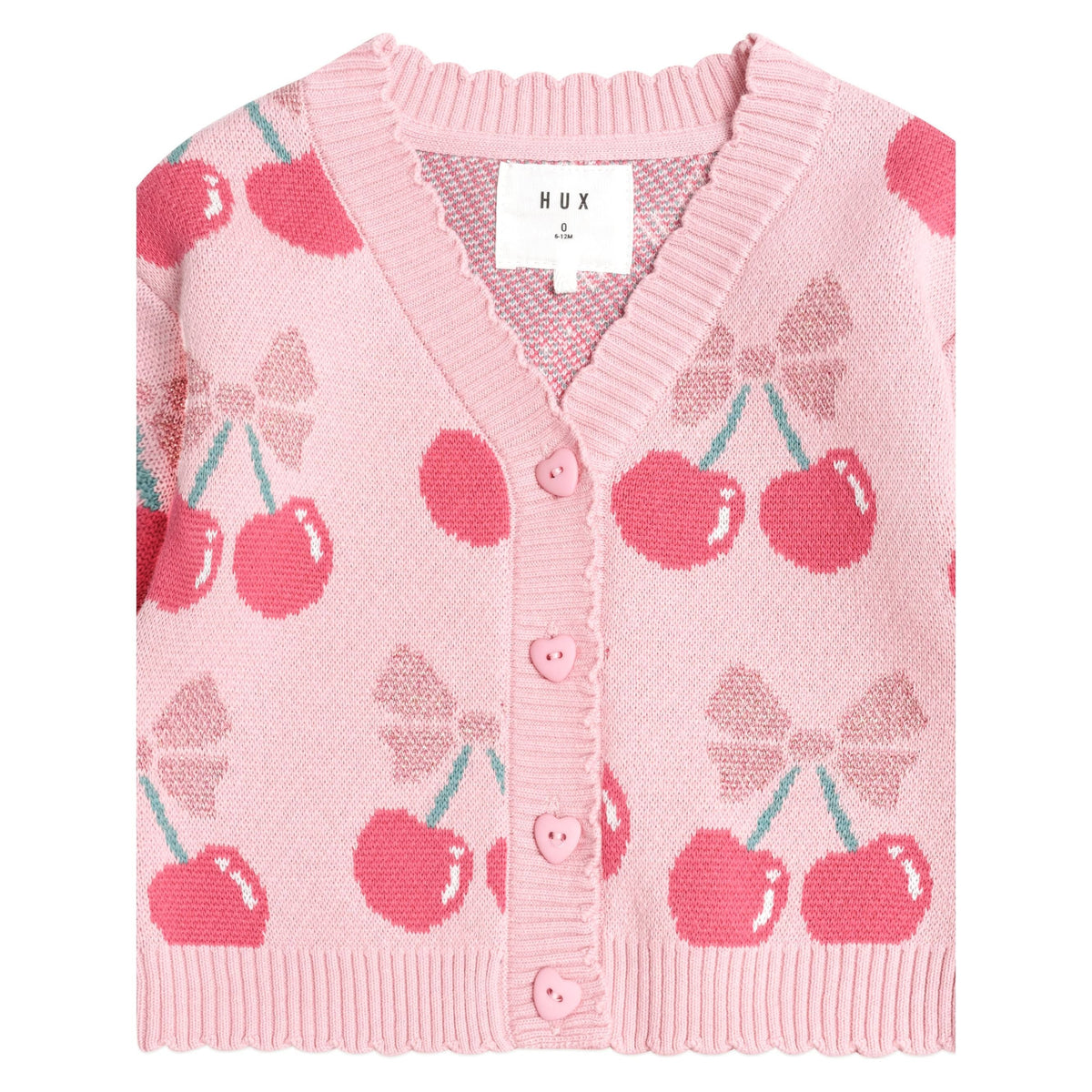 Cherry Pie Scalloped Knit Cardi