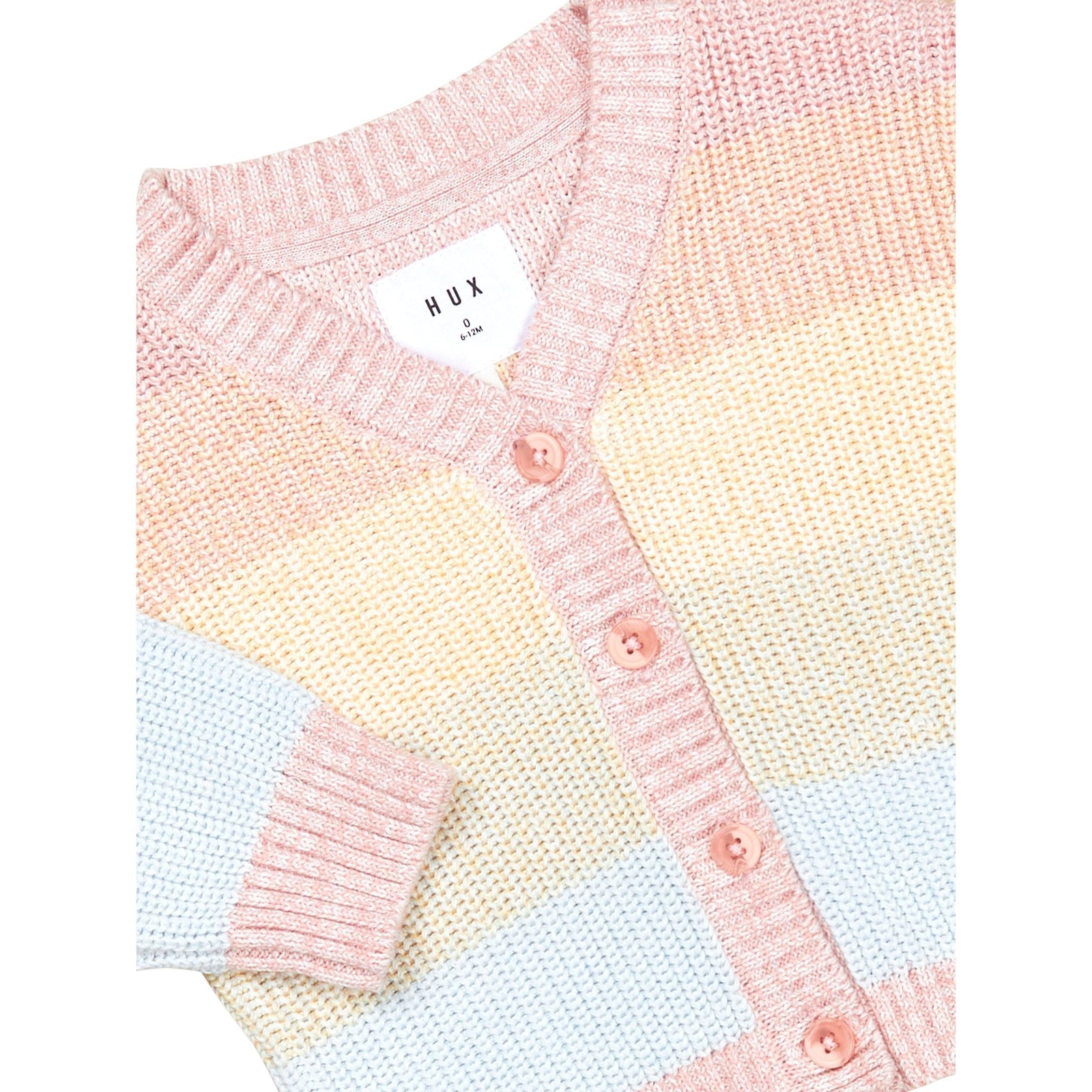 Soft Rainbow Boxy Cardi
