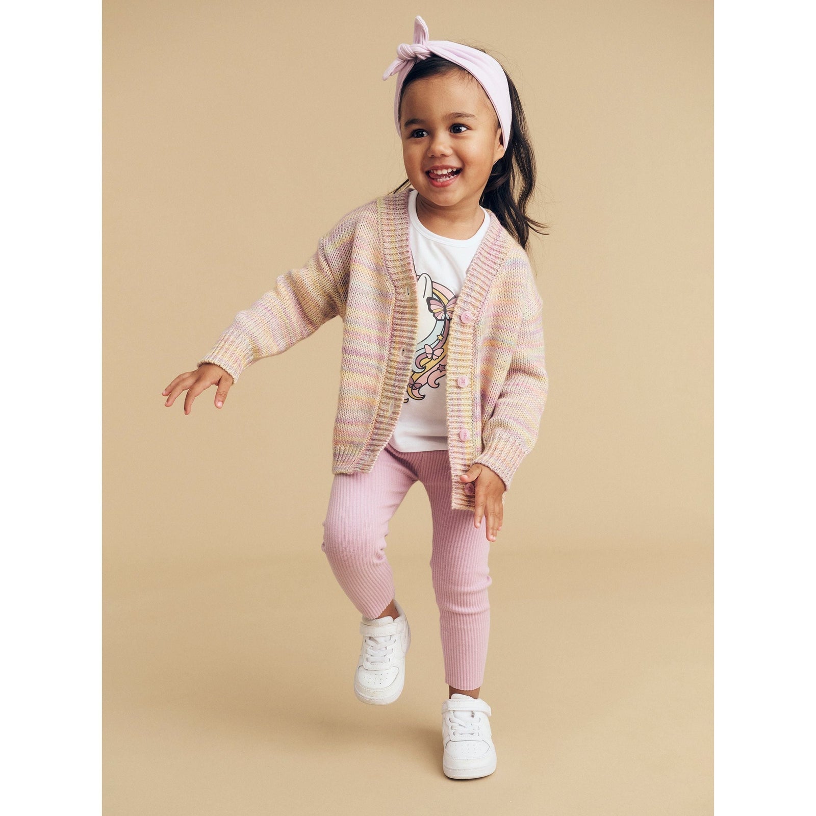 Rainbow Boxy Cardi