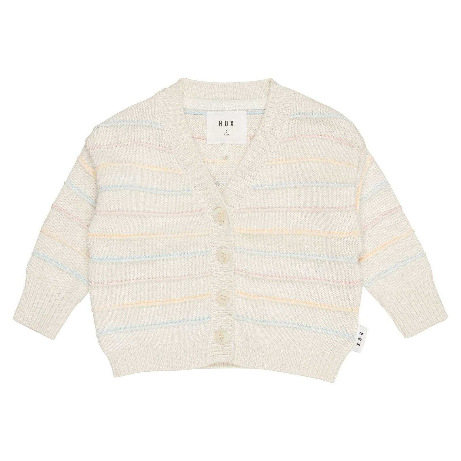 Pastel Stripe Boxy Cardi