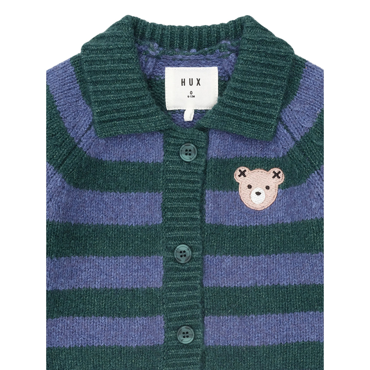 Classic Stripe Collar Knit Cardi