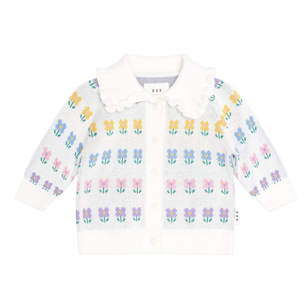 Flower Fields Collar Cardi