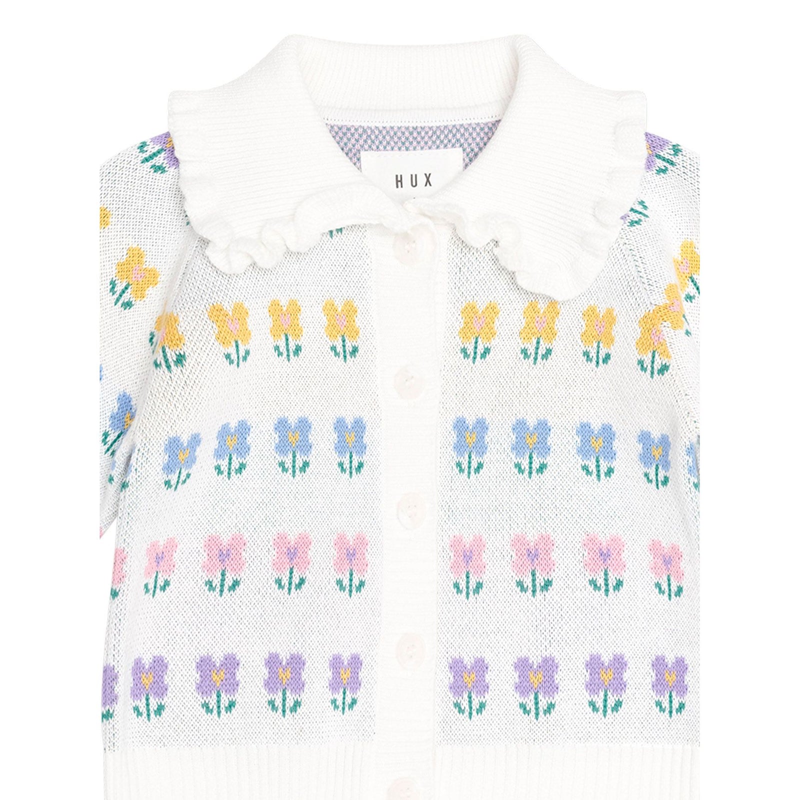 Flower Fields Collar Cardi