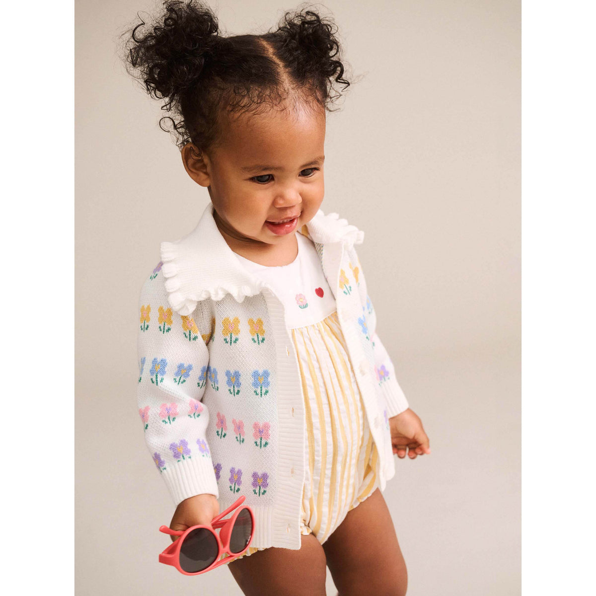 Flower Fields Collar Cardi