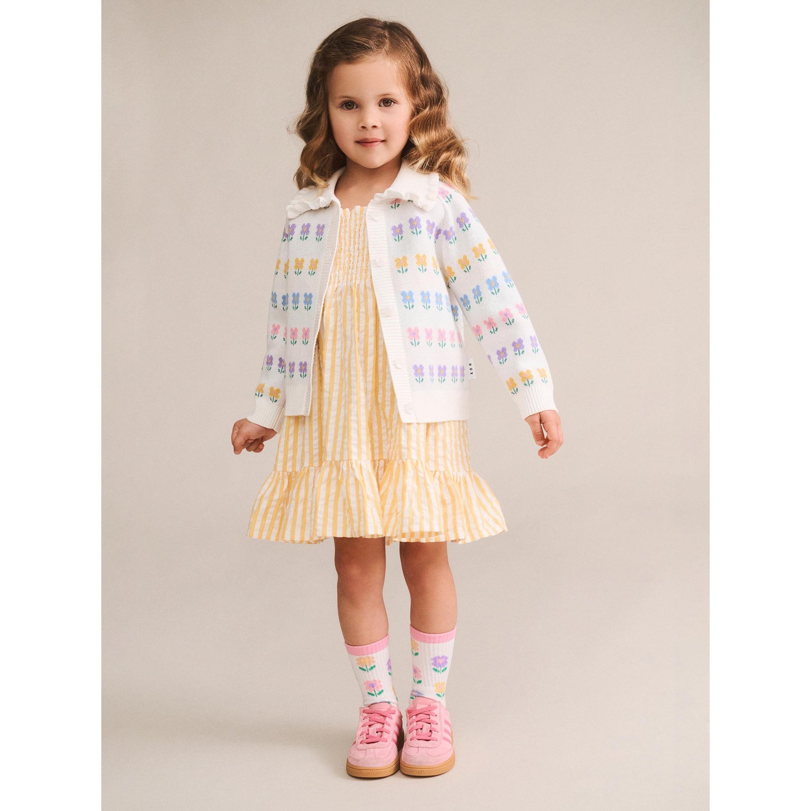 Flower Fields Collar Cardi