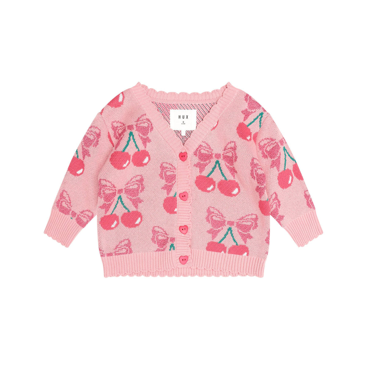 Cherry Bow Cardi