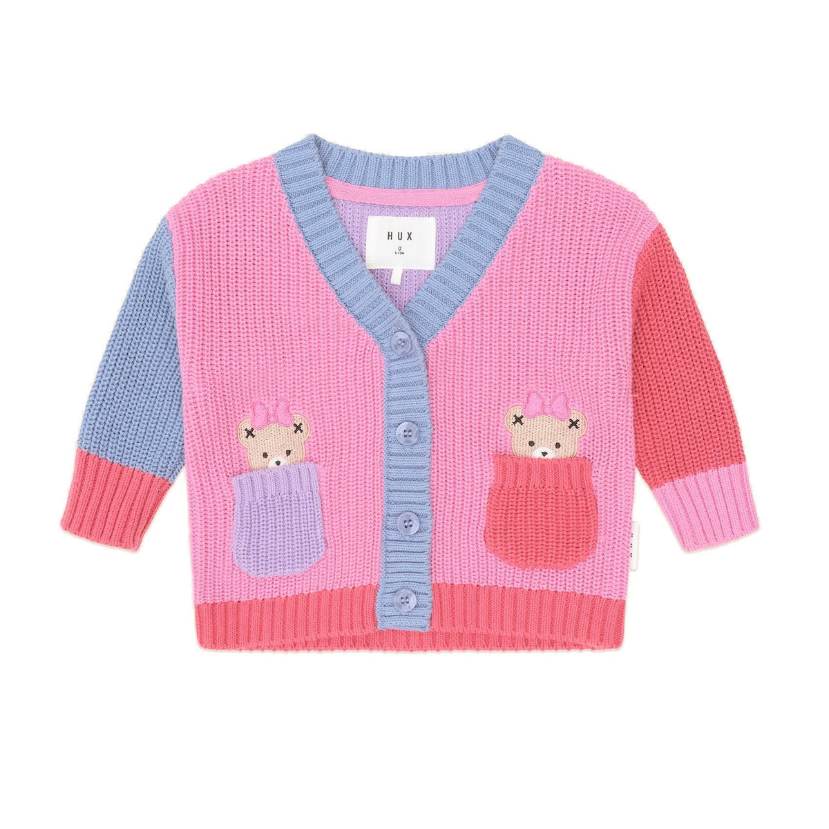 Colour Block Huxette Cardi