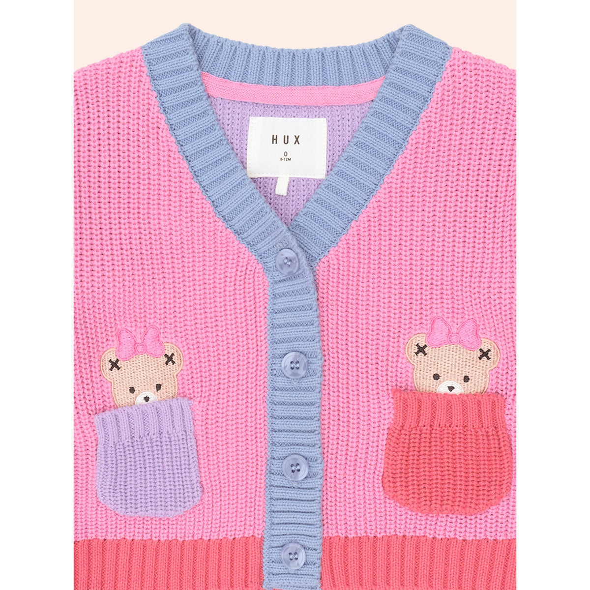 Colour Block Huxette Cardi