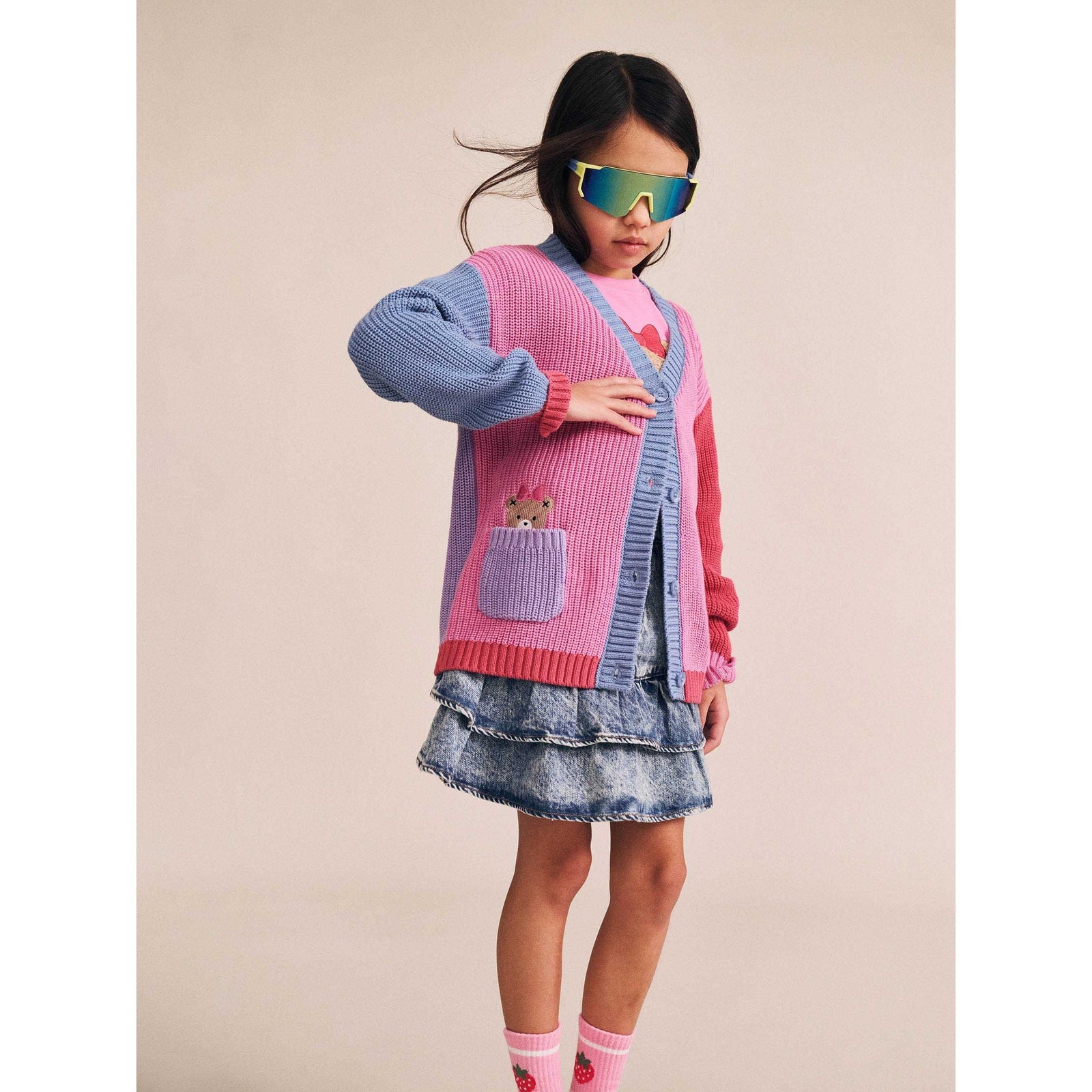 Colour Block Huxette Cardi