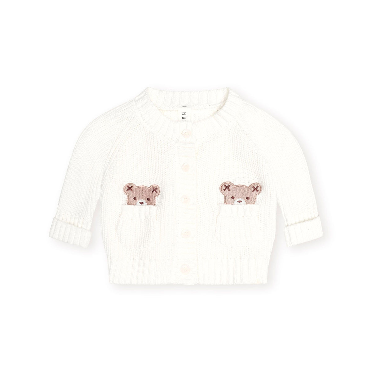 Newborn Peekaboo Hux Cardi