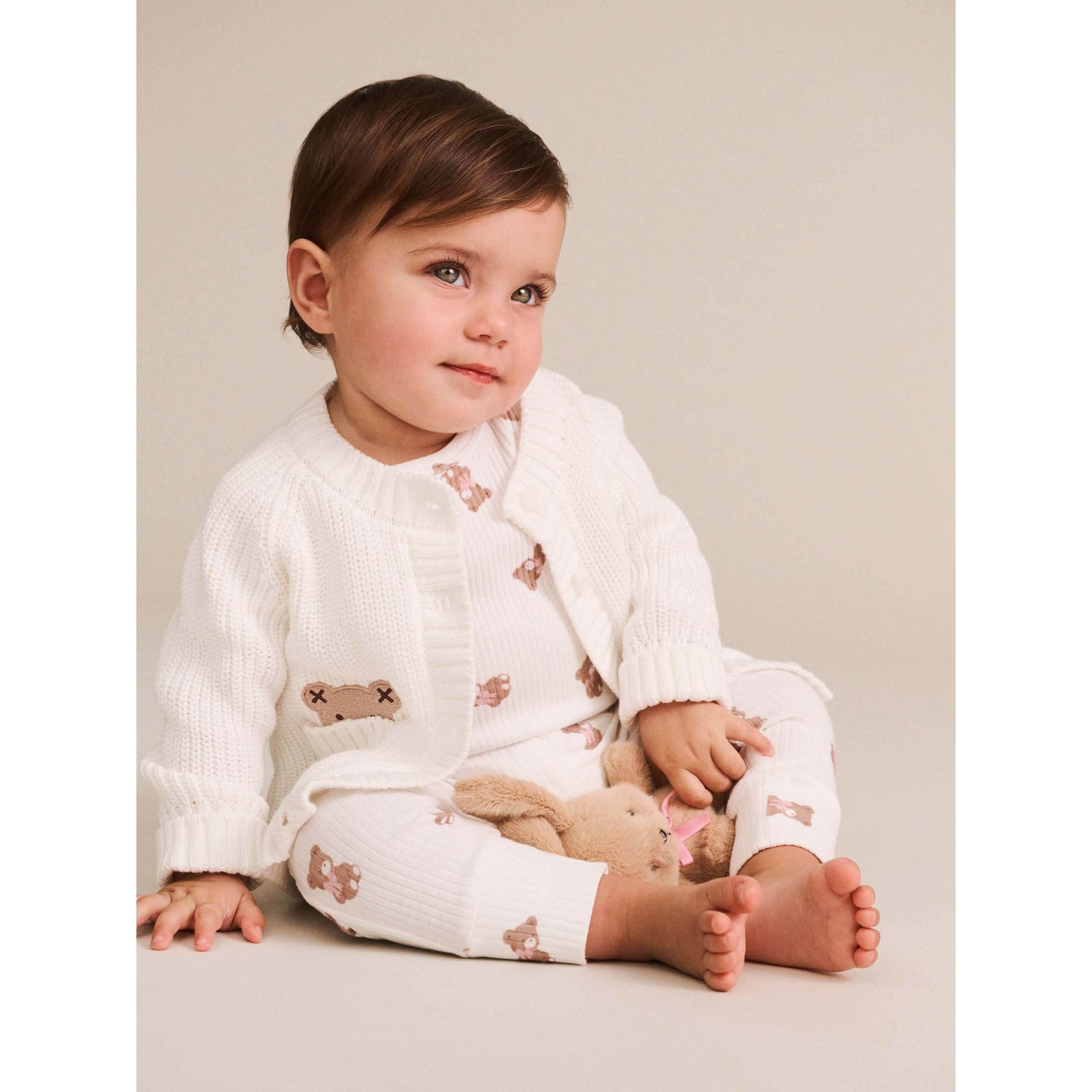 Newborn Peekaboo Hux Cardi