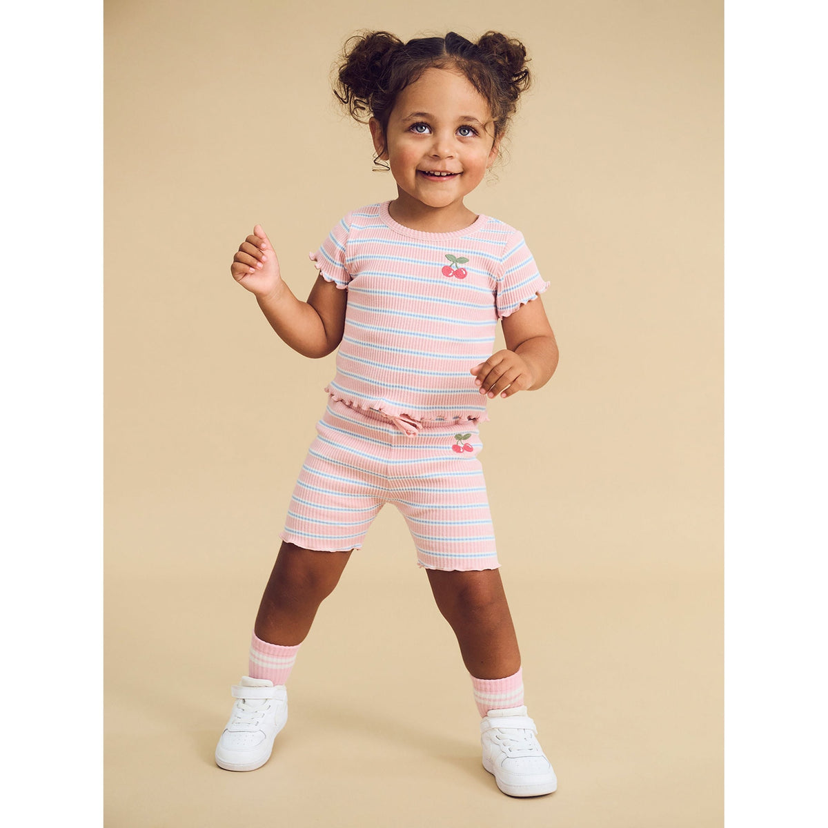 Candy Stripe Rib Short