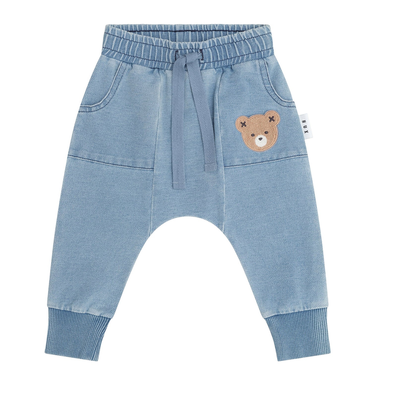 Huxbear Knit Denim Drop Crotch Pant