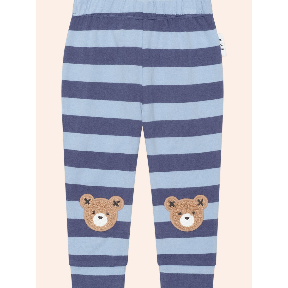 Furry Hux Bear Blue Stripe Legging