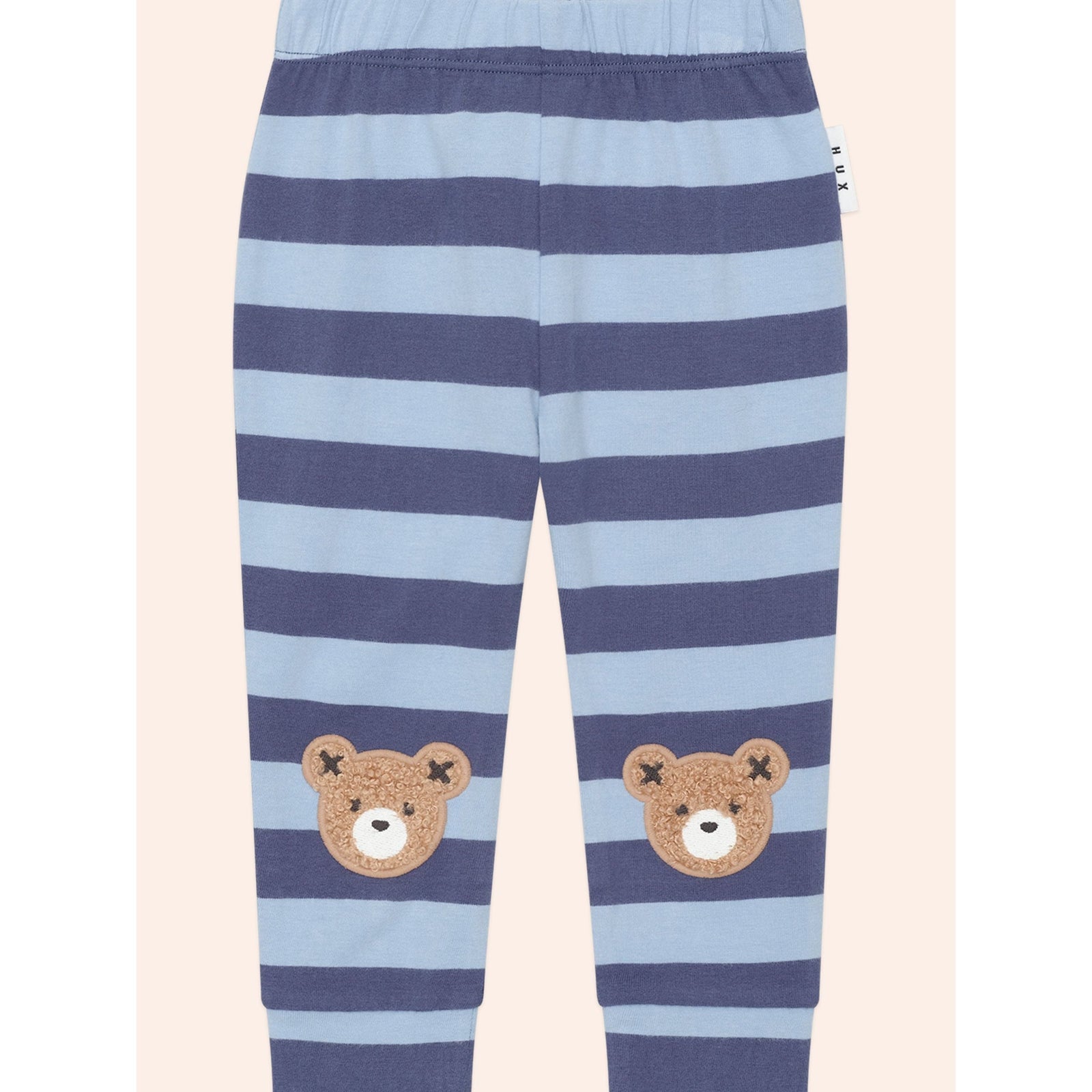 Furry Hux Bear Blue Stripe Legging