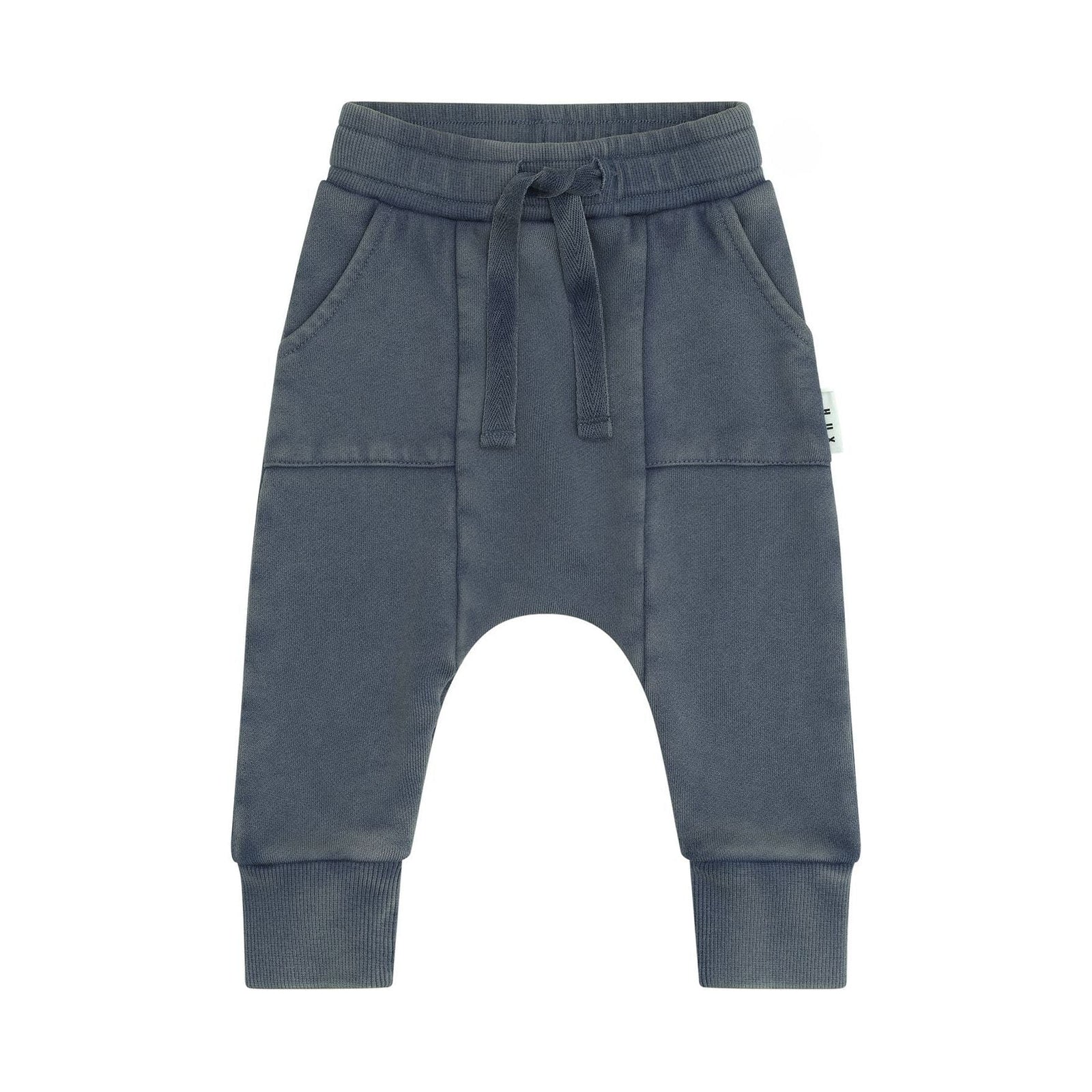Drop Crotch Pant Washed Navy