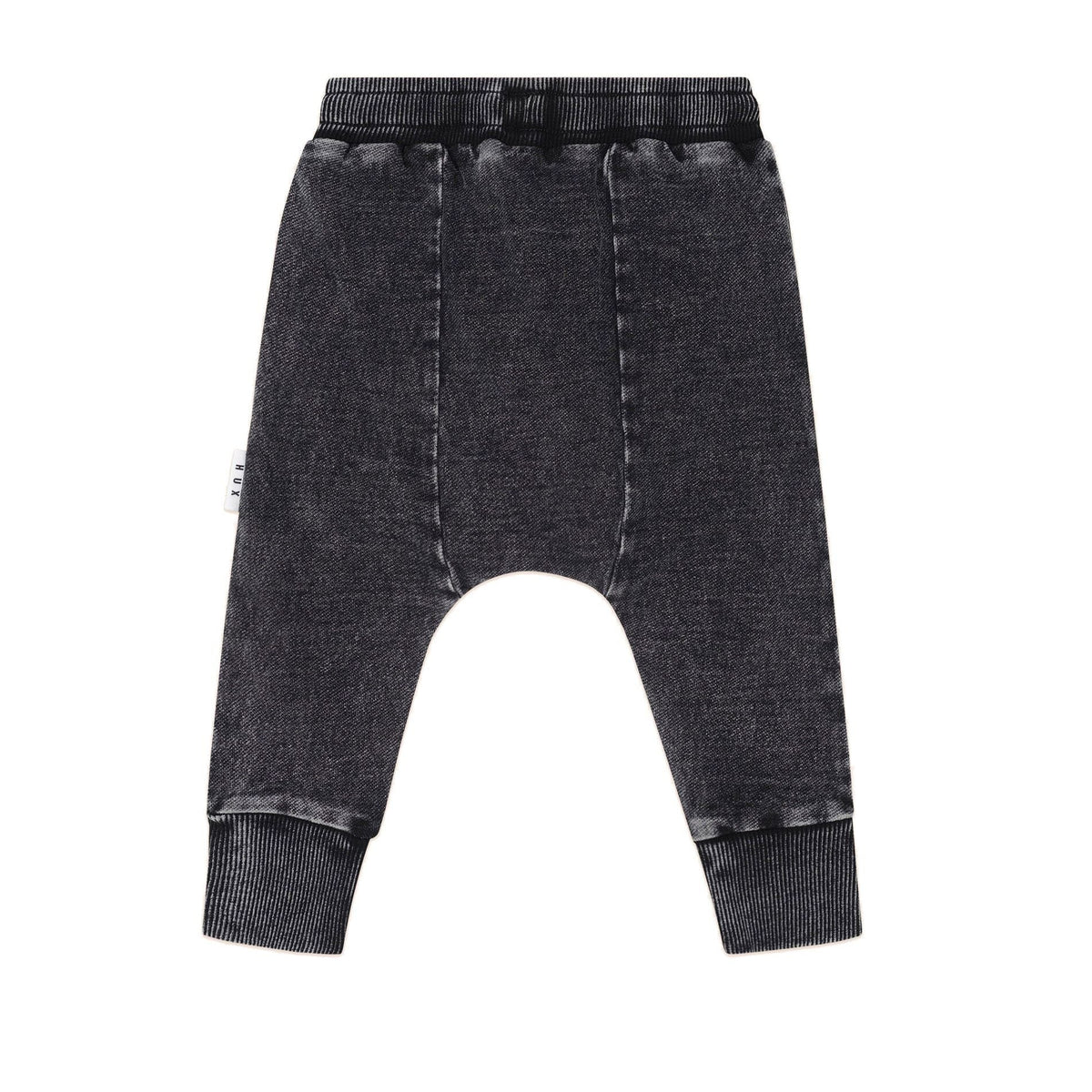 Black Knit Denim 5 Pocket Pant