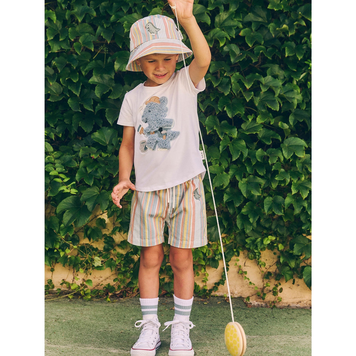 Vintage Stripe Short