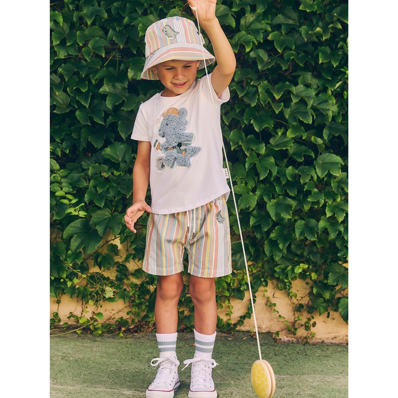 Vintage Stripe Short