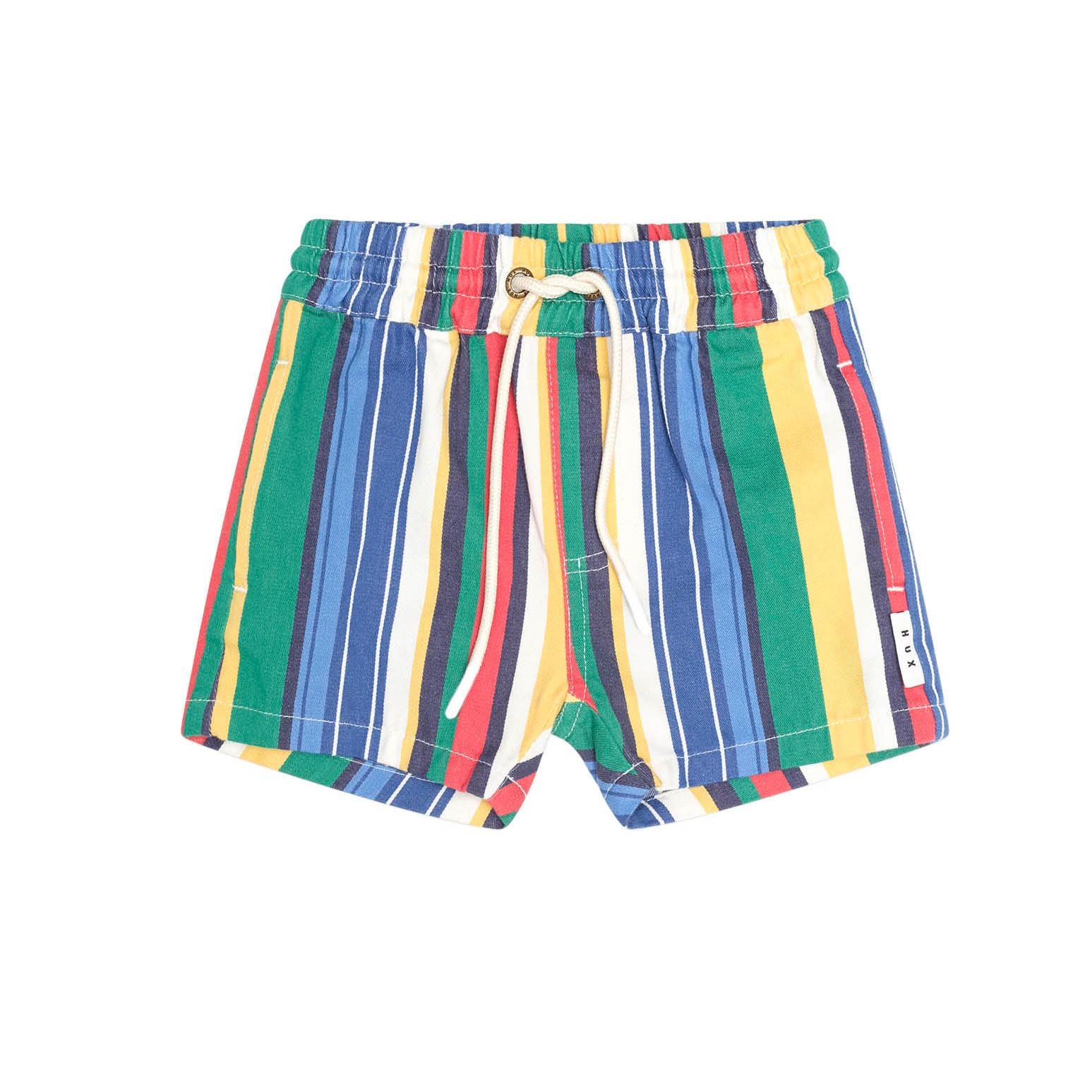 Variegated Stripe Drawcord Short