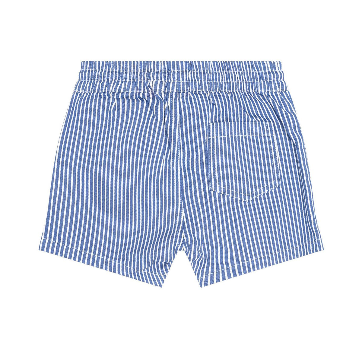 Cobalt Stripe Drawcord Short
