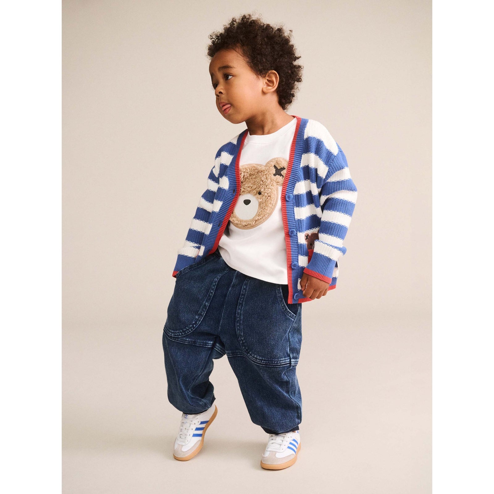 Knit Denim Pocket Pant