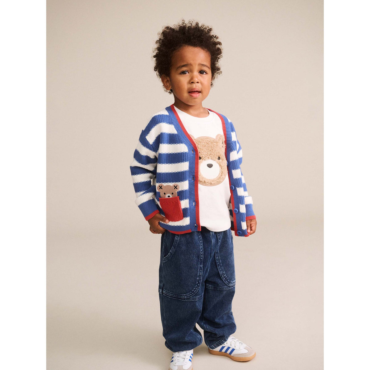 Knit Denim Pocket Pant