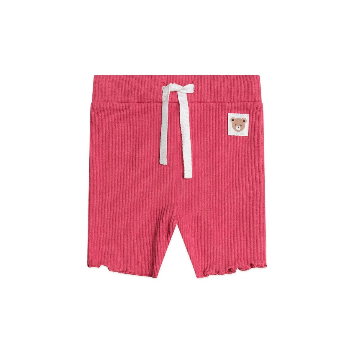 Cherry Rib Bike Shortie