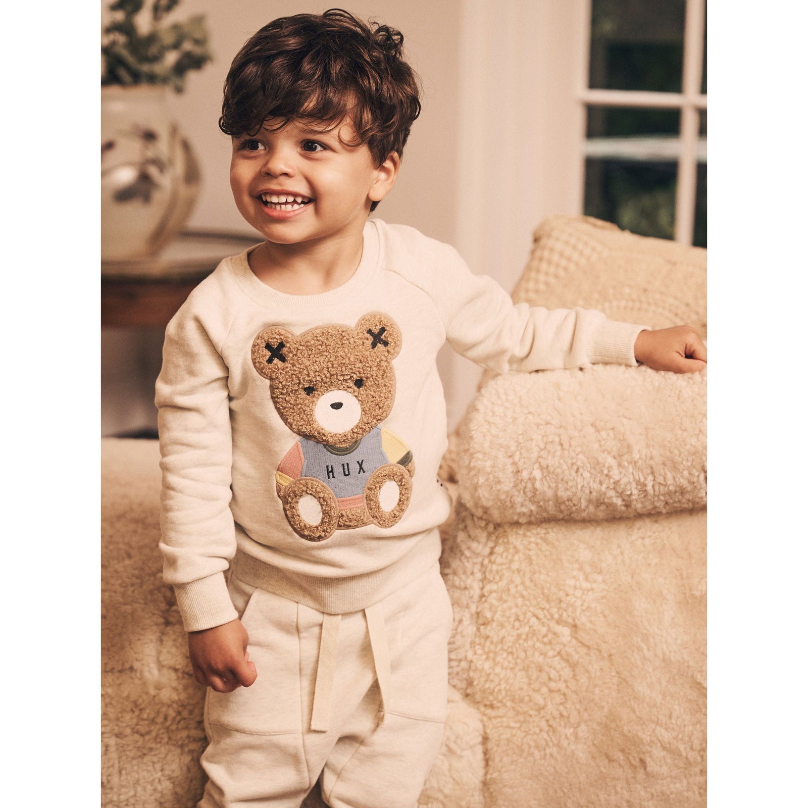 Oat Marle Drop Crotch Pant