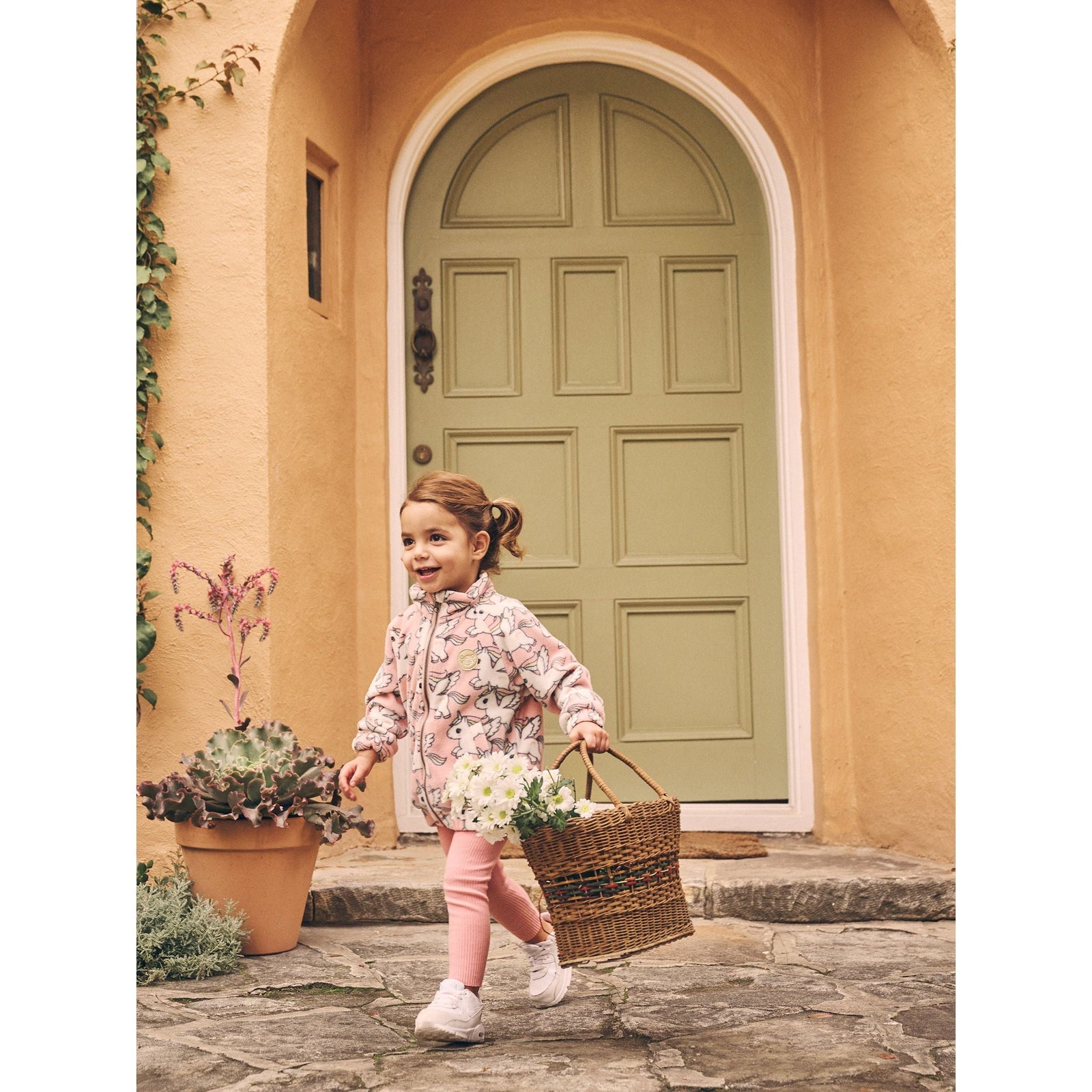 Dusty Rose Rib Legging