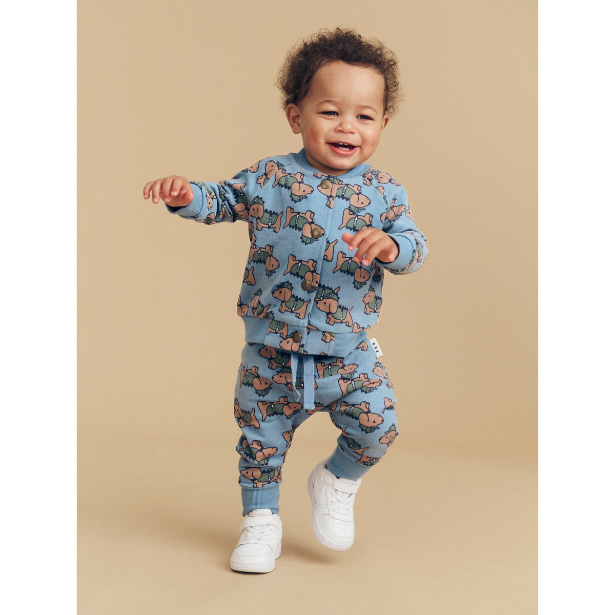 Dino Dog Drop Crotch Pant Mountain Blue