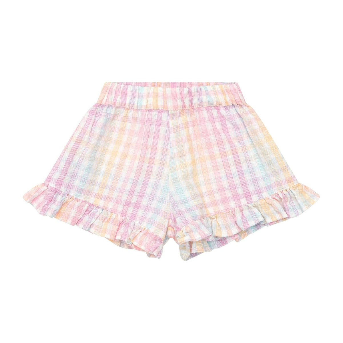 Rainbow Check Skort
