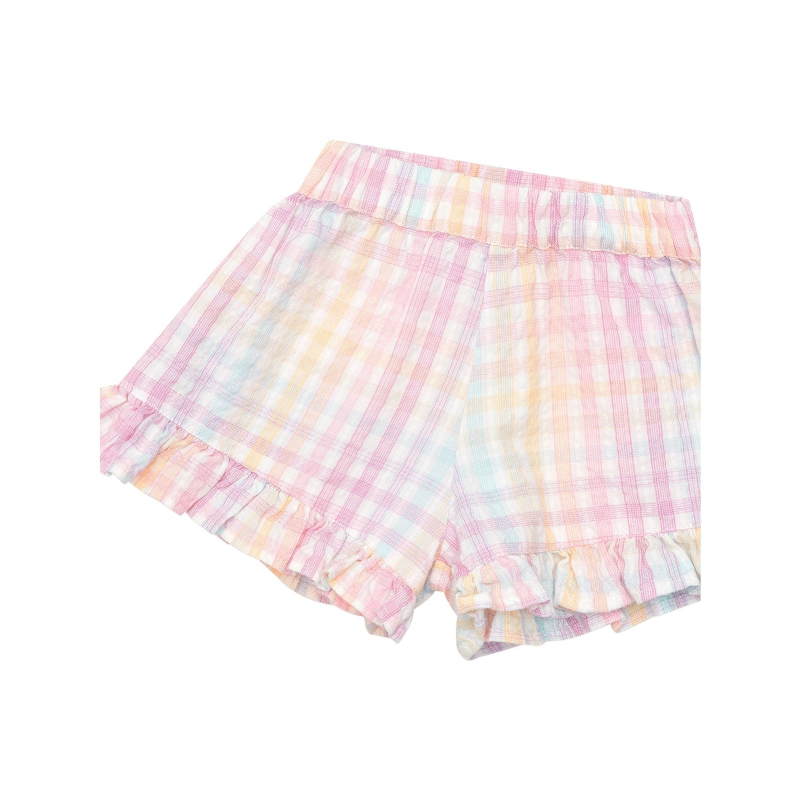 Rainbow Check Skort