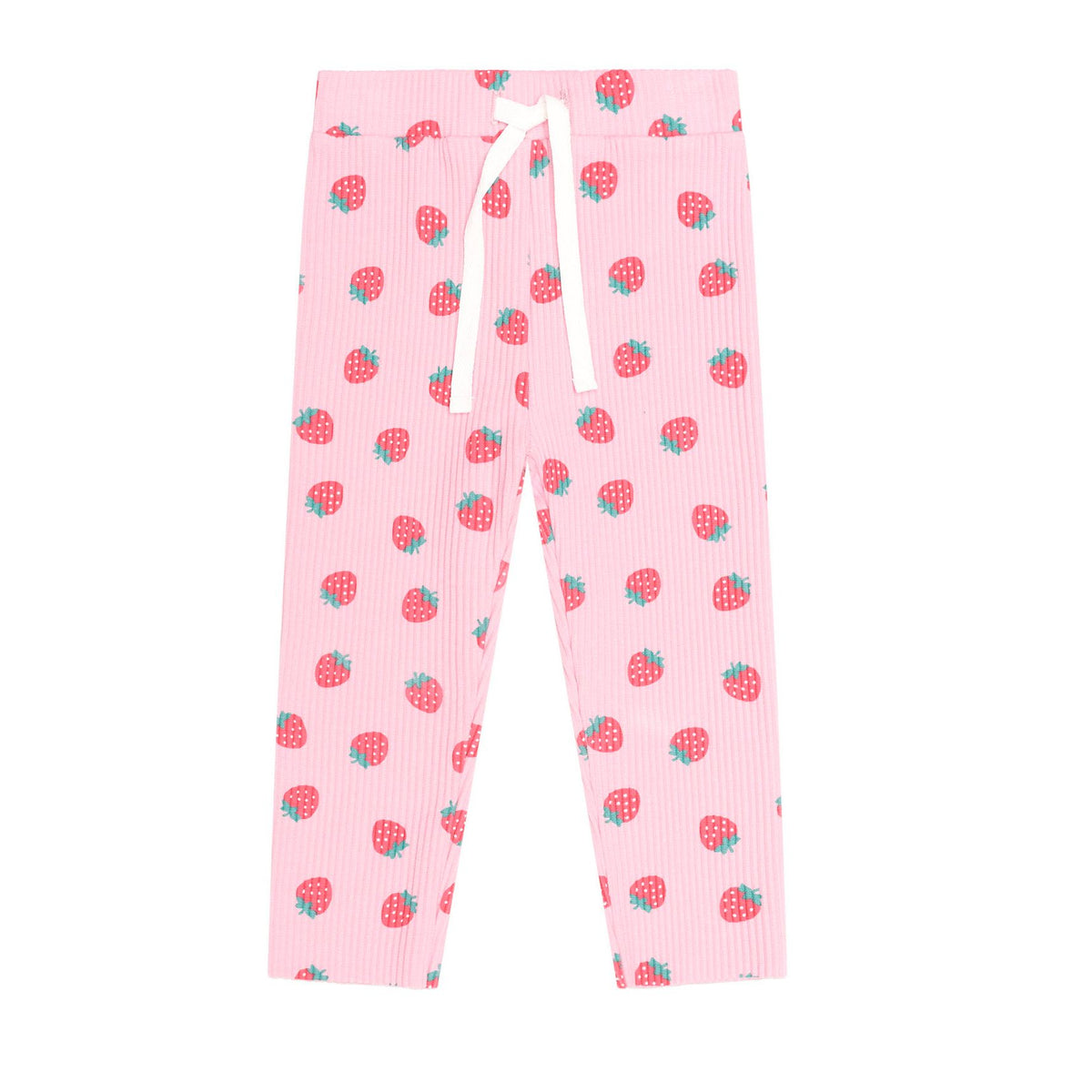 Strawberry Print Rib Legging