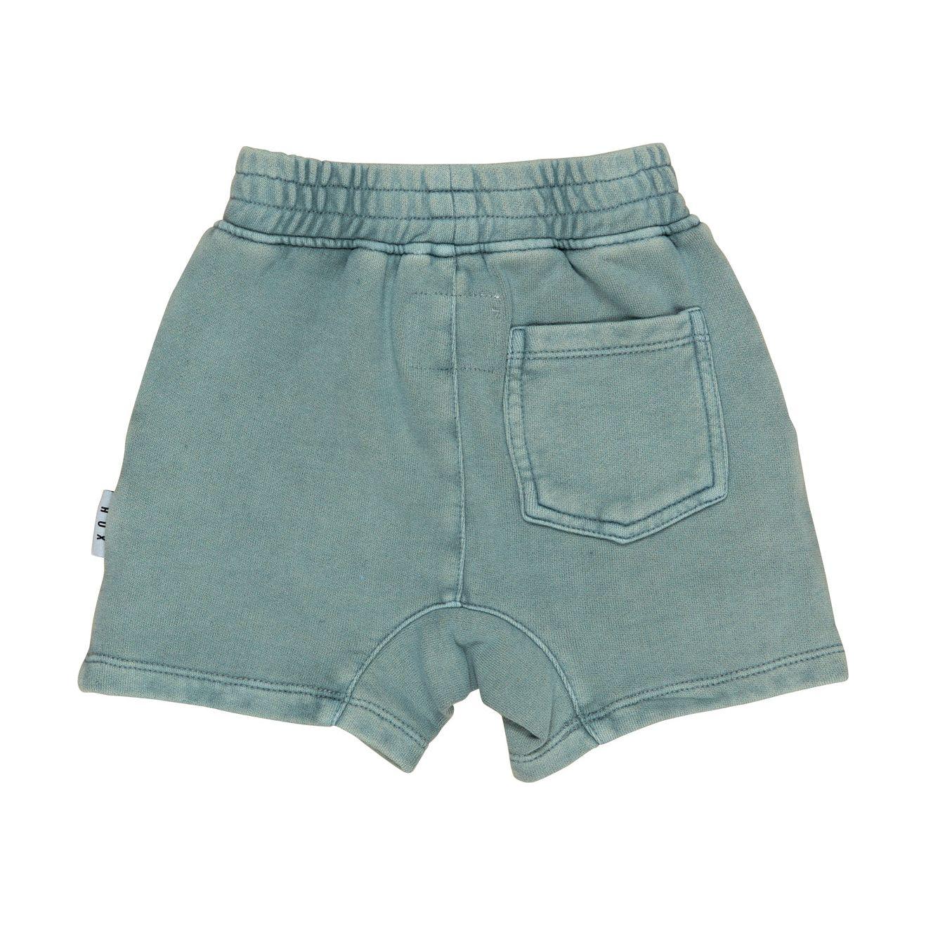 Vintage Slate Slouch Shorts