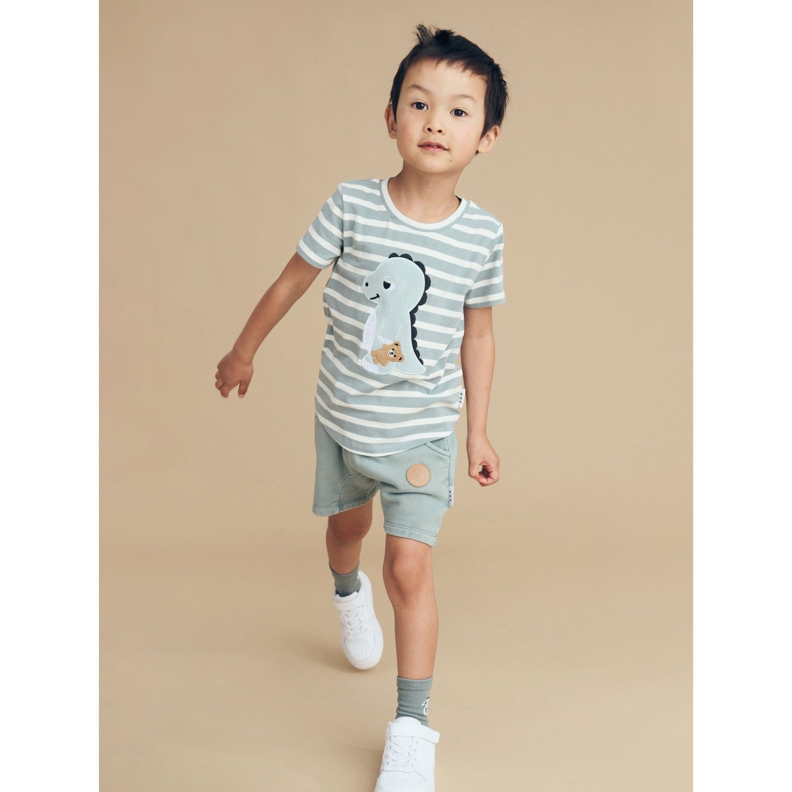 Vintage Slate Slouch Shorts