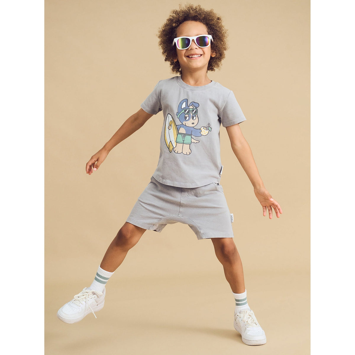 Vintage Grey Slouch Short