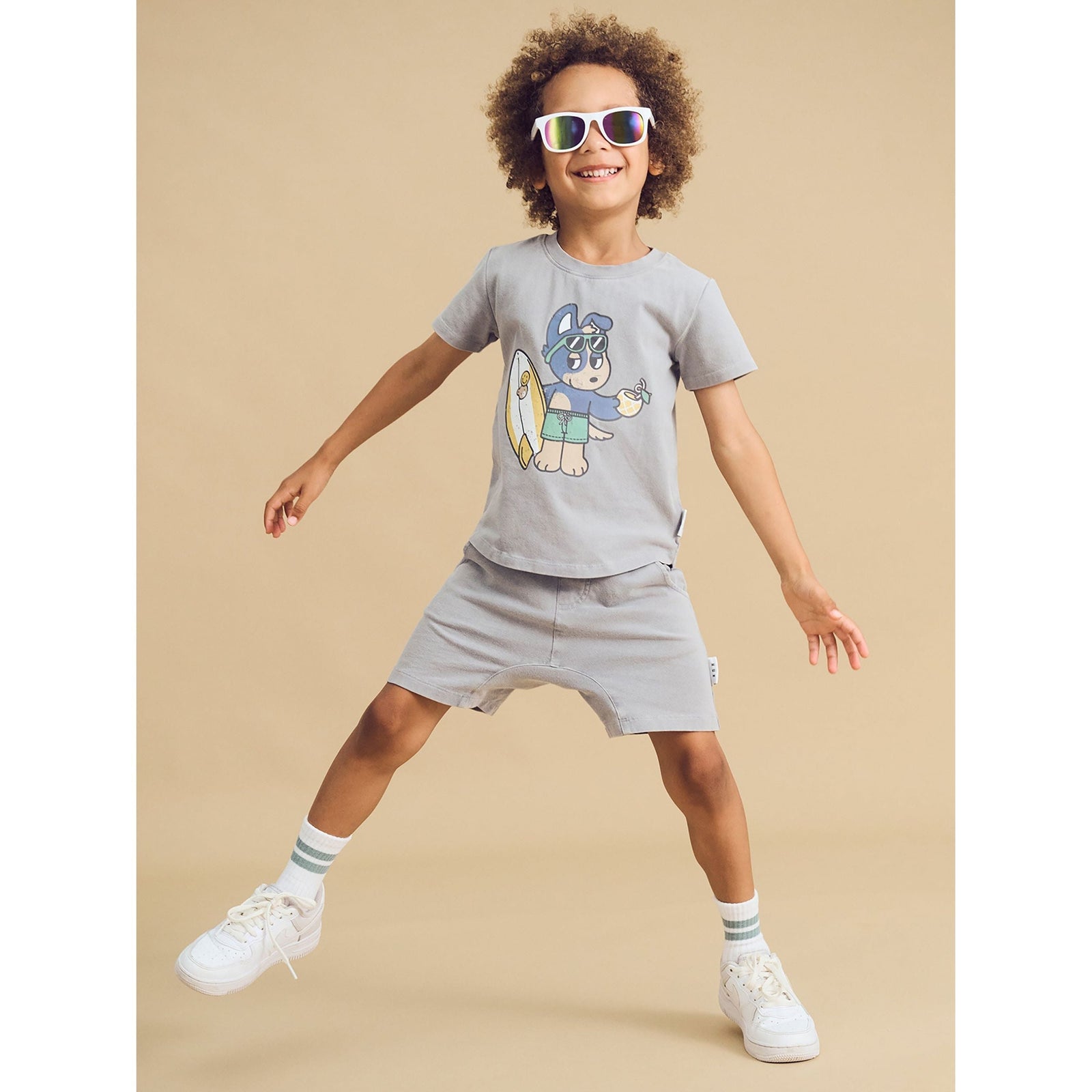 Vintage Grey Slouch Short
