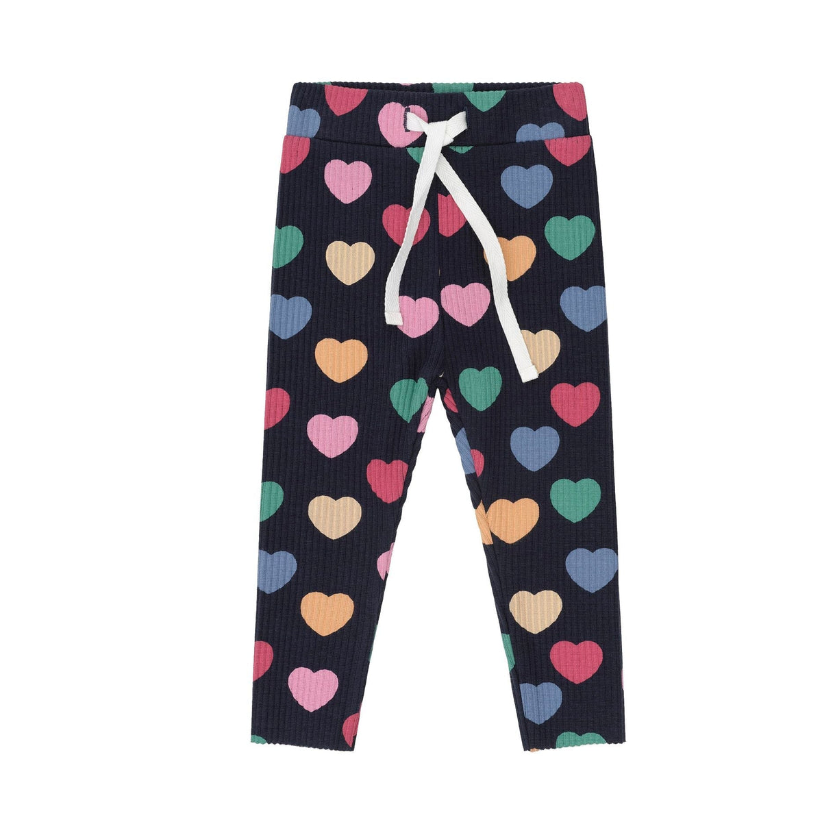 Multi Hearts Rib Legging