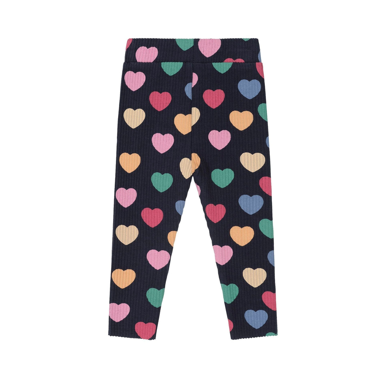 Multi Hearts Rib Legging