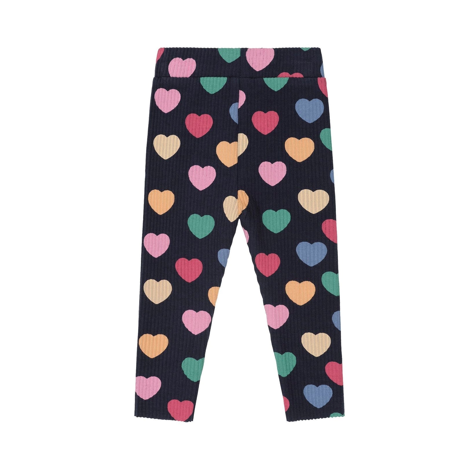 Multi Hearts Rib Legging