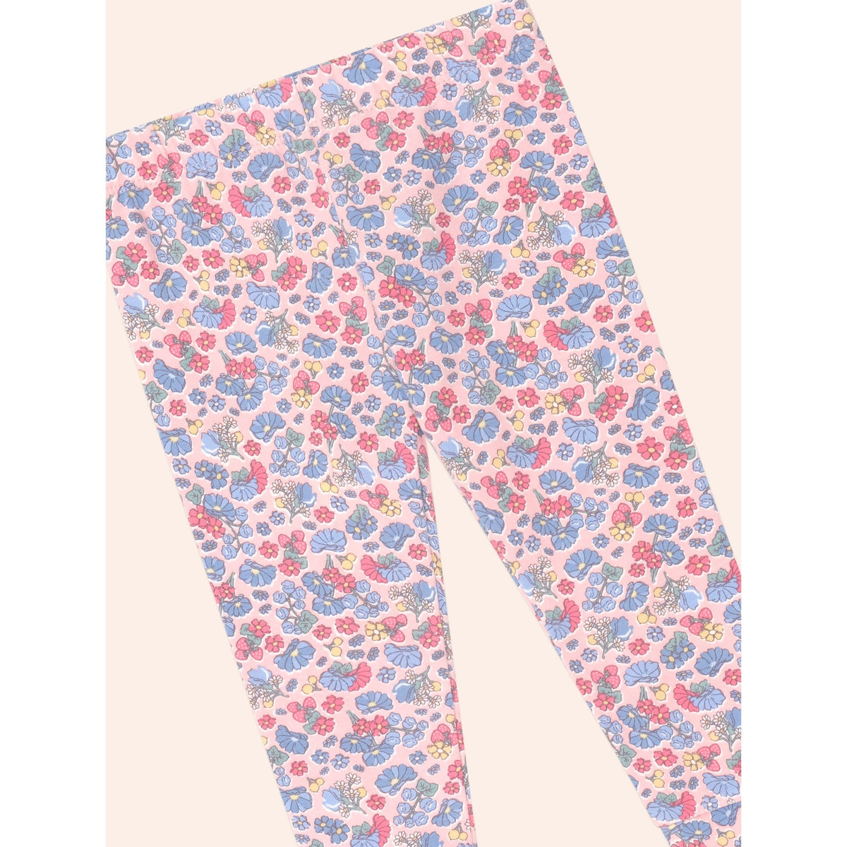 Vintage Floral Legging - Dusty Pink Multi
