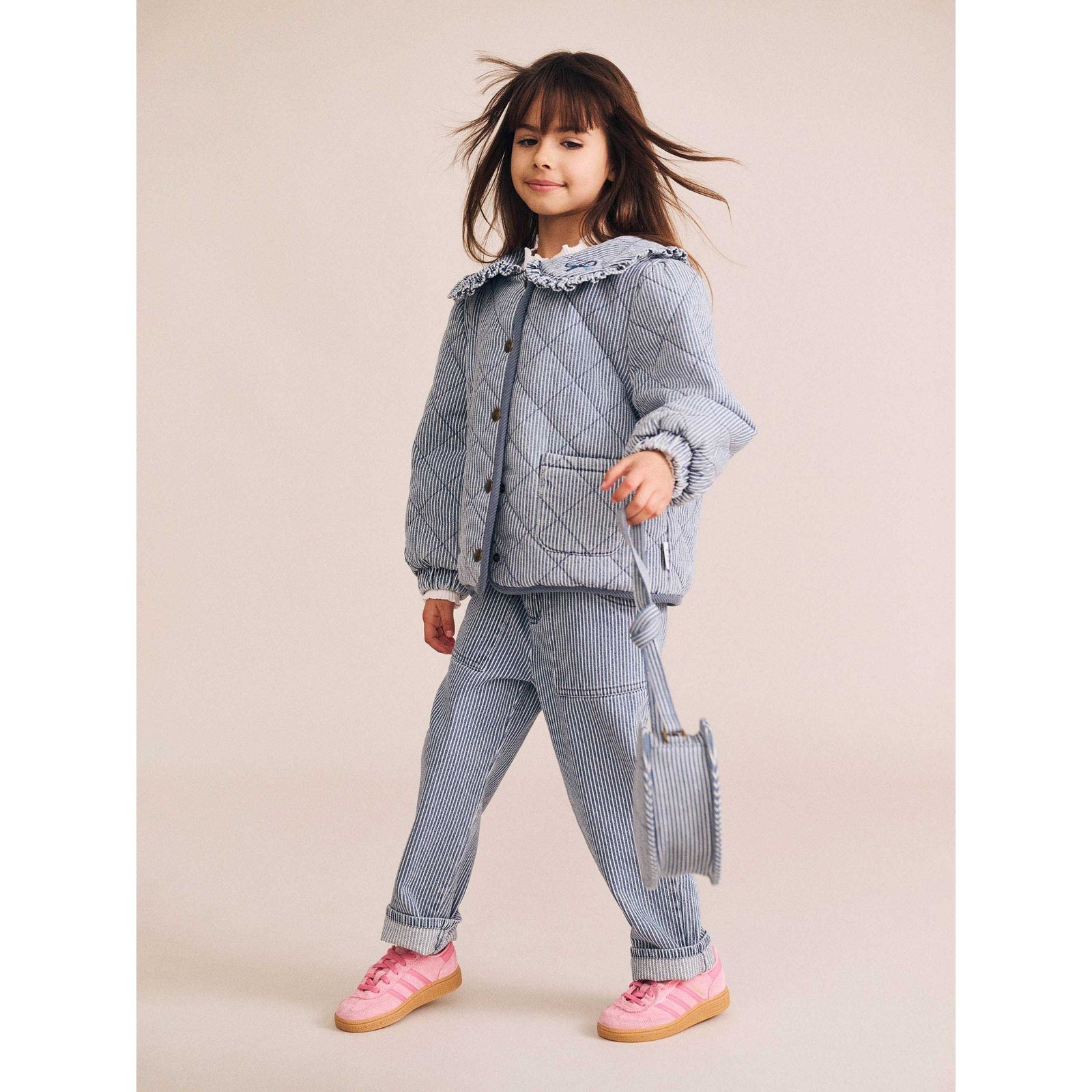 Vintage Bow Paperbag Denim Pant