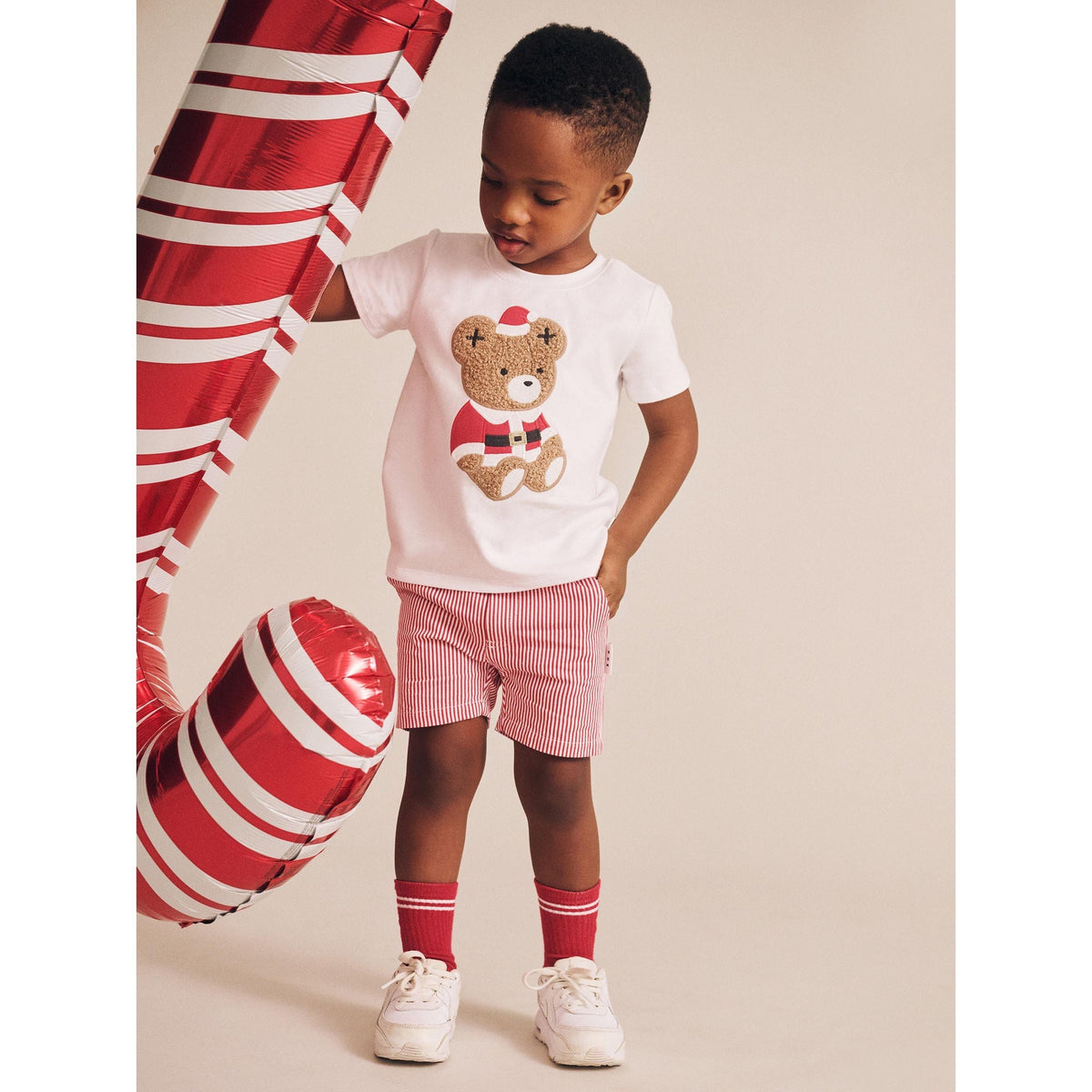 Chill Red Stripe Chino Shorts